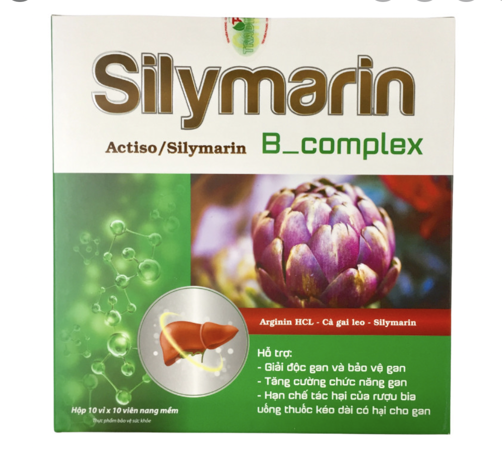 Silymarin B Complex Akopha (H/100v) (Xanh Lá)