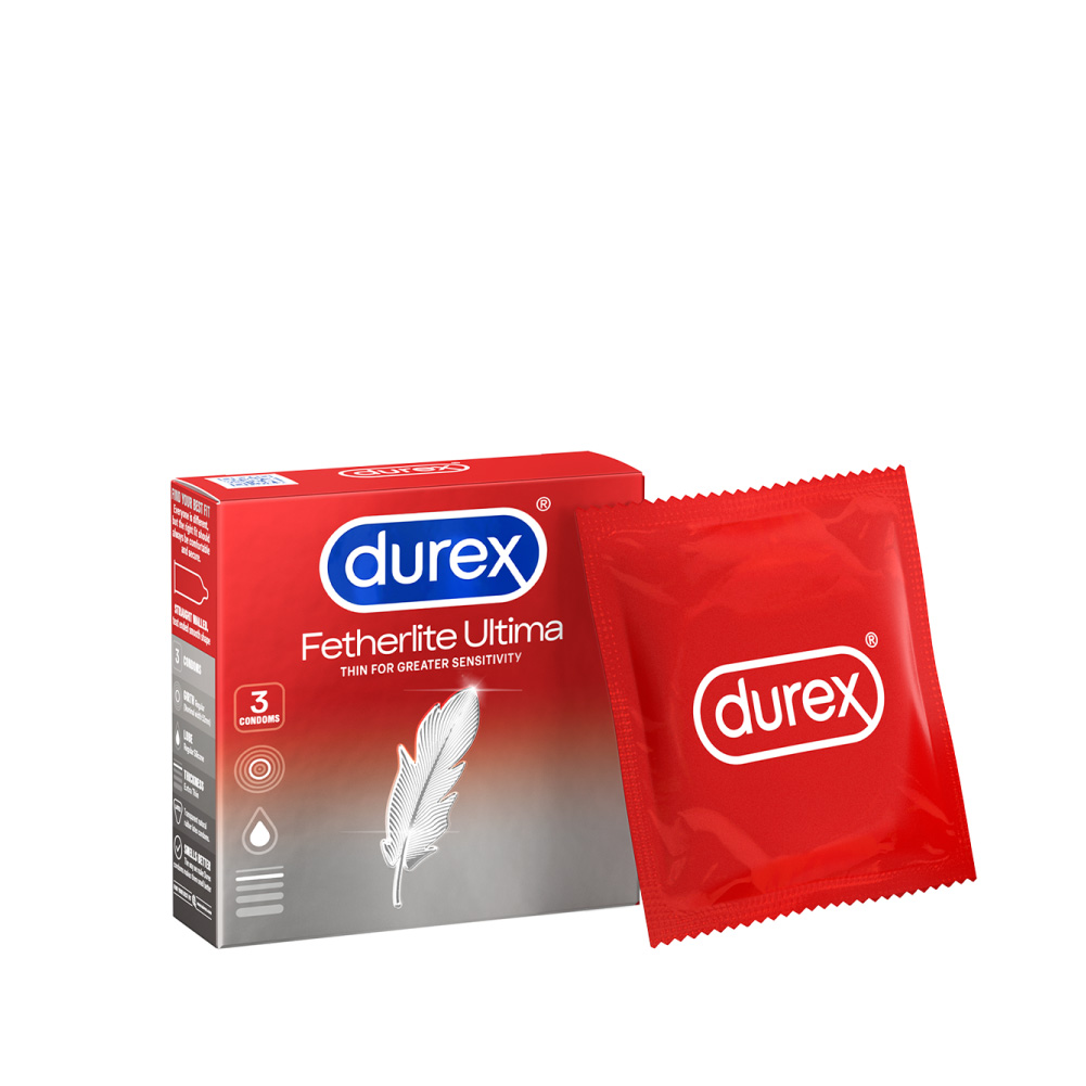 Bao cao su Durex Fetherlite Ultima Lông Gà Trắng (H/3c)