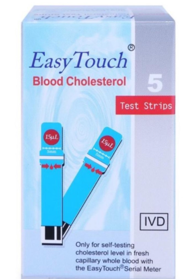 Easy Touch Blood Cholesterol Test Mỡ Máu Trịnh Gia (H/5c) date 11/2027