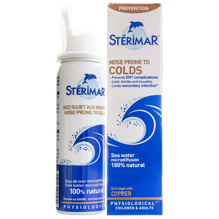 Sterimar nose prone to colds xịt muối biển NL Fumouze(Lọ/50ml) Date 10/2026