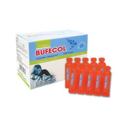 [T06522] Bufecol Ibuprofen 100mg/5ml Hà Nam (H/20o/10ml) Date 01/2026