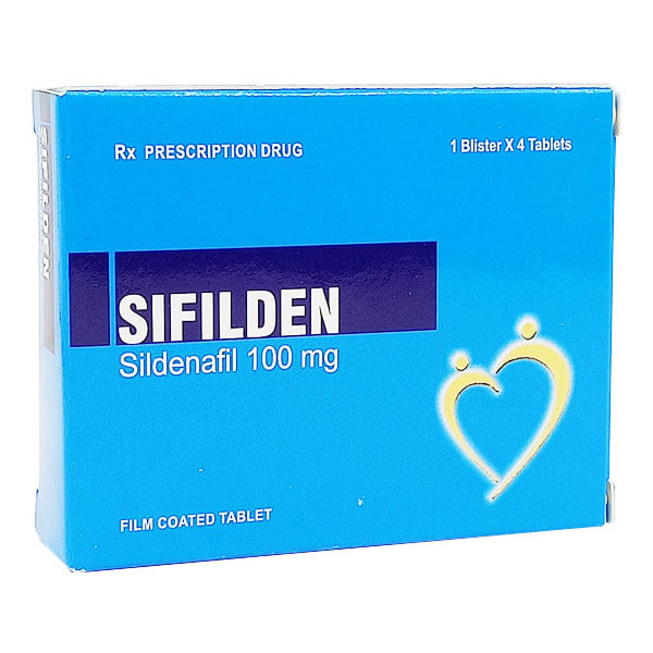 [T06718] Sifilden sildenafil 100mg Ấn Độ (H/4v) 