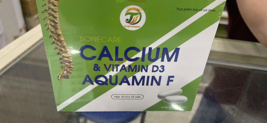 [T06741] Calcium & Vitamin d3 Aquamin F Thanh Hằng (H/100v) 