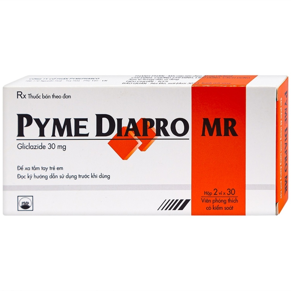 [T06821] Pyme Diapro MR gliclazide 30mg Pymepharco (H/60v) Date 04/2026