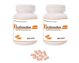 [T06977] Prednisolon 5mg Tipharco Tiền Giang (Lọ/200v) nắp trắng Date 04/2027