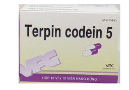[T07421] Terpin Codein 5 Cửu Long (H/100v) Date 08/2027