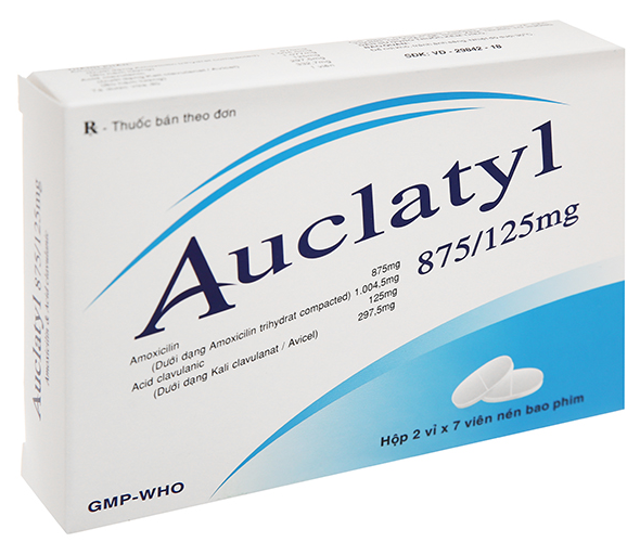 [T07577] Auclatyl 875/125mg Tipharco Tiền Giang (H/14v)