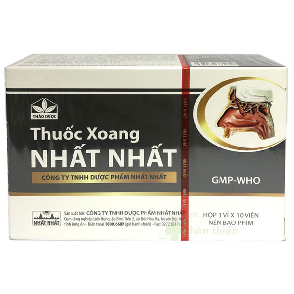 [T07694] Thuốc xoang Nhất Nhất (H/30v) Date 08/2025