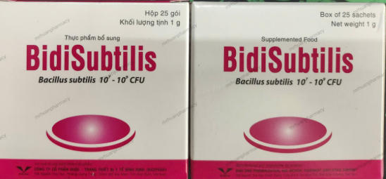 [T07748] Bidisubtilis men Bình Định (H/25gói/1g)
