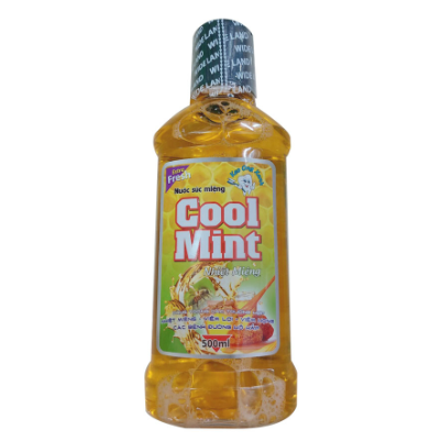 [T07870] Nước súc miệng Cool Mint keo ong Wide Land (Chai/500ml)