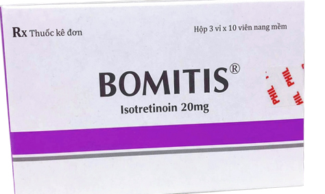 [T08038] Bomitis isotretinoin 20mg Phil Inter (H/30v) Date 01/2027