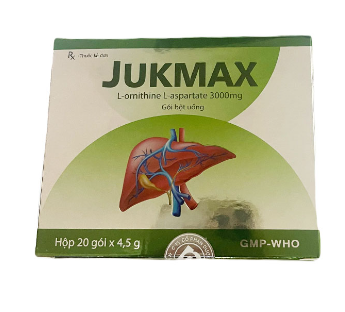 [T08238] Jukmax  L-ornithine L-aspartate 3000mg Nam Hà (H/20gói)