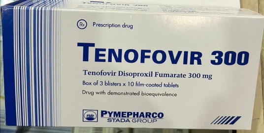 [T08323] Tenofovir 300mg Pymepharco (H/30v) (Tenfovix) 
