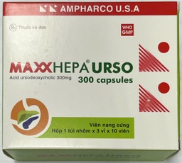 [T08495] Maxxhepa Urso 300mg Ampharco (H/30v)