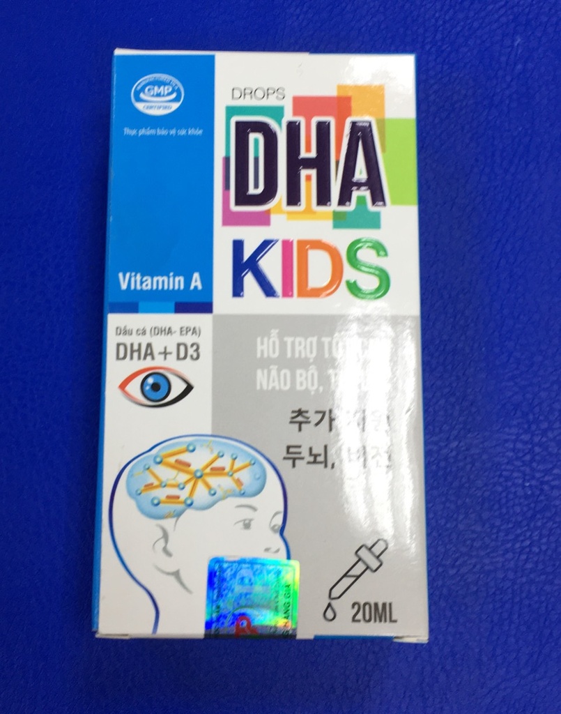 [T08541] Drops DHA kids nhỏ giọt dầu cá Tradiphar (H/1lọ/20ml) Date 03/2026