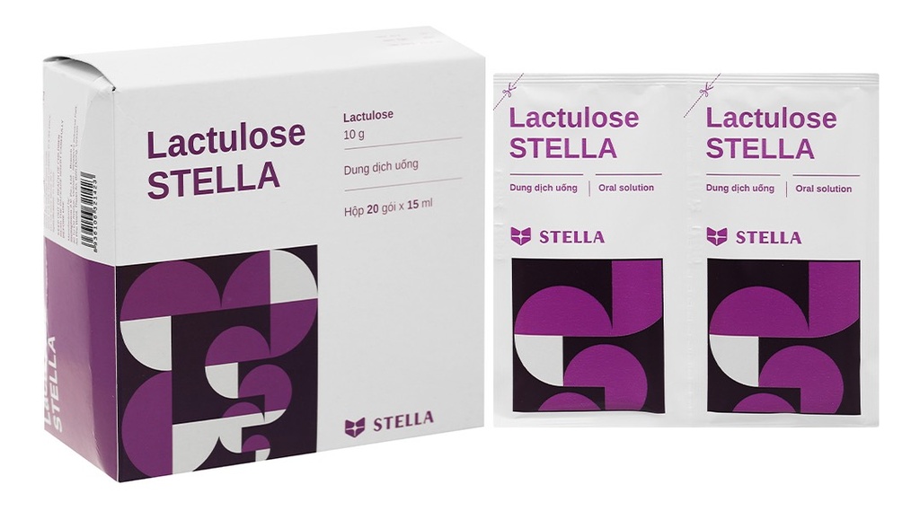 [T08611] Lactulose 10g Stella (H/20gói/15ml) Date 11/2025