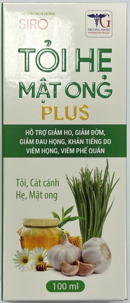 [T08795] Siro ho tỏi hẹ mật ong PLUS Thanh Liêm Medipharma (Lọ/100ml)