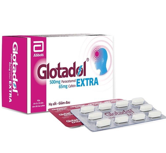 [T08967] Glotadol Extra 500mg/65mg Abbott (H/100v) Date 05/2026