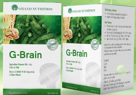[T09003] G-Brain cốm trí não (H/30g/3g) Gold
