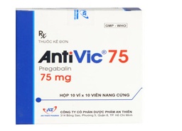 [T09057] Antivic 75 Pregabalin 75mg An Thiên (H/100v) Date 12/2027