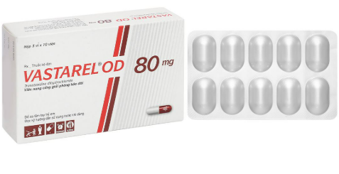 [T09239] Vastarel OD Trimetazidine dihydrochloride 80mg Egis (H/30v) 