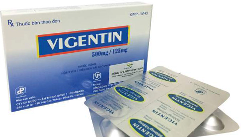 [T09534] Vigentin 500mg/125mg Pharbaco (H/14v) Date 12/2027