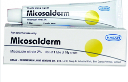 [T10427] Micosalderm 2% Miconazole 2% Hasan (Tuýp/10g)