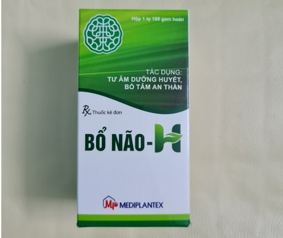 [T10742] Bổ Não - H Mediplantex (Hộp/1lọ/100g hoàn) Date 02/2027