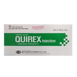 [T11236] Quirex Citicoline 500mg/2ml BCWorld Hàn Quốc (H/10o/2ml) date 10/2027
