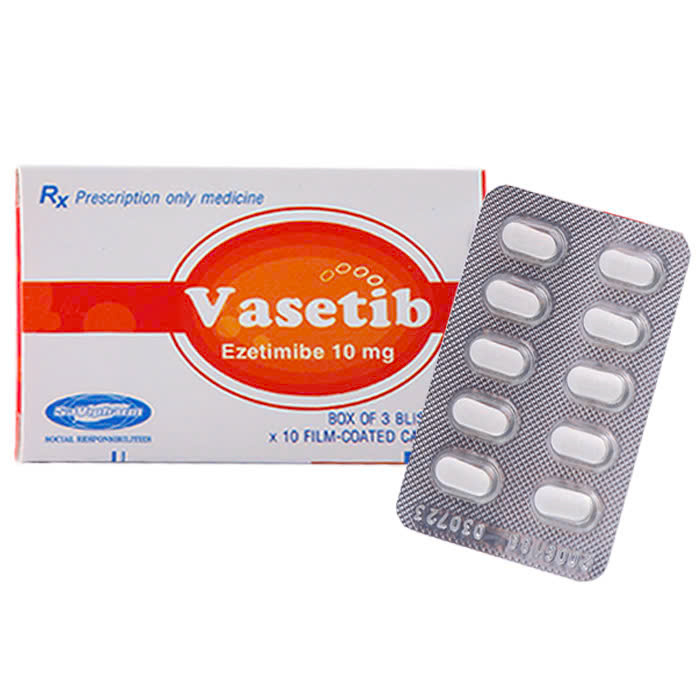 [T11466] Vasetib Ezetimib 10mg Savipharm (H/30v)