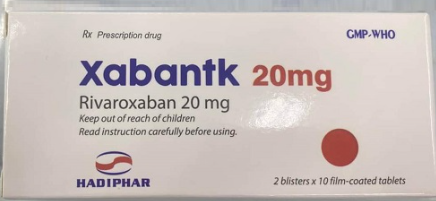 [T11531] Xabantk Rivaroxaban 20mg Hadiphar (H/20v)