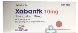 [T11639] Xabantk Rivaroxaban 10mg Hadiphar (H/20v)