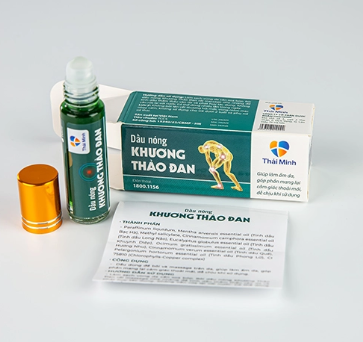 [T11668] Dầu nóng Khương Thảo Đan Thái Minh (H/1lọ/10ml) 