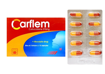 [T11726] Carflem Carbocisteine 375mg PMP (H/30v) Date 08/2027