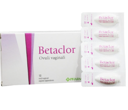 [T11867] Betaclor Viên Đặt Phụ Khoa Ovuli Vaginali Pharma (H/10v) Date 07/2026