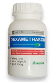 [T11933] Dexamethason 0.5mg Vacopharm (Lọ/500v) Date 12/2027