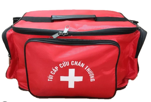 [T12003] Túi sơ cứu thương cỡ vừa - màu đỏ