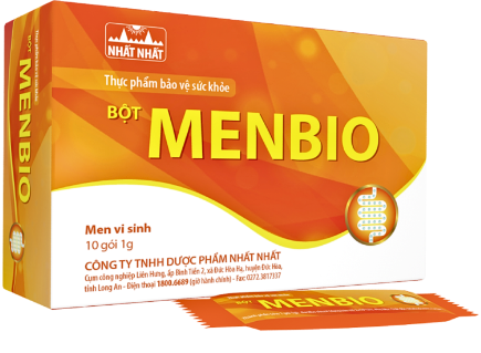 [T12090] Bột Menbio men vi sinh Nhất Nhất (H/10gói/1g) Date 12/2026