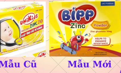[T12195] Cốm Unikids Zinc 70 DHG (H/24gói) (Bipp Zinc)