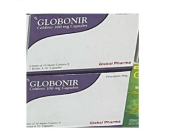 [T12276] Globonir Cefdinir 300mg Ấn Độ (Hộp/10 viên) Date 05/2026