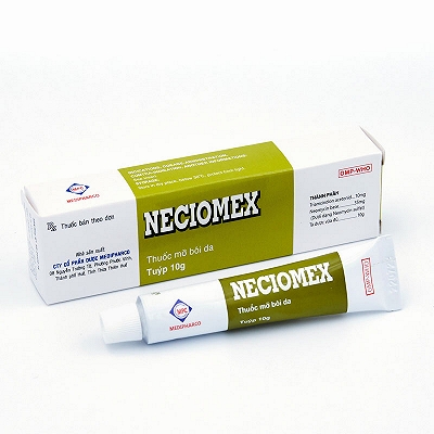 [T12312] Neciomex Thuốc Mỡ Bôi Da Medipharco (tuýp/10g) Date 01/2027