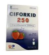 [T12317] Ciforkid ciprofloxacin 250mg USP (H/10gói/3g)