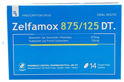 [T12444] Zelfamox 875/125 DT Pharbaco (H/14v) 