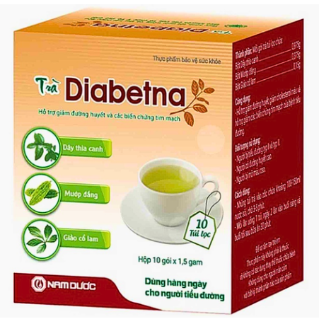 [T12643] Trà Diabetna Nam Dược (H/10g) 