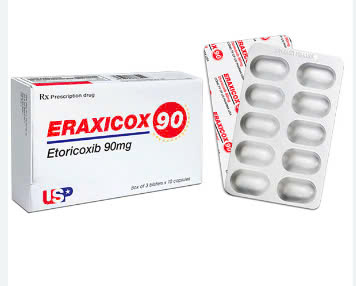 [T12712] Eraxicox 90 Etoricoxib 90mg USP ( H/30v)