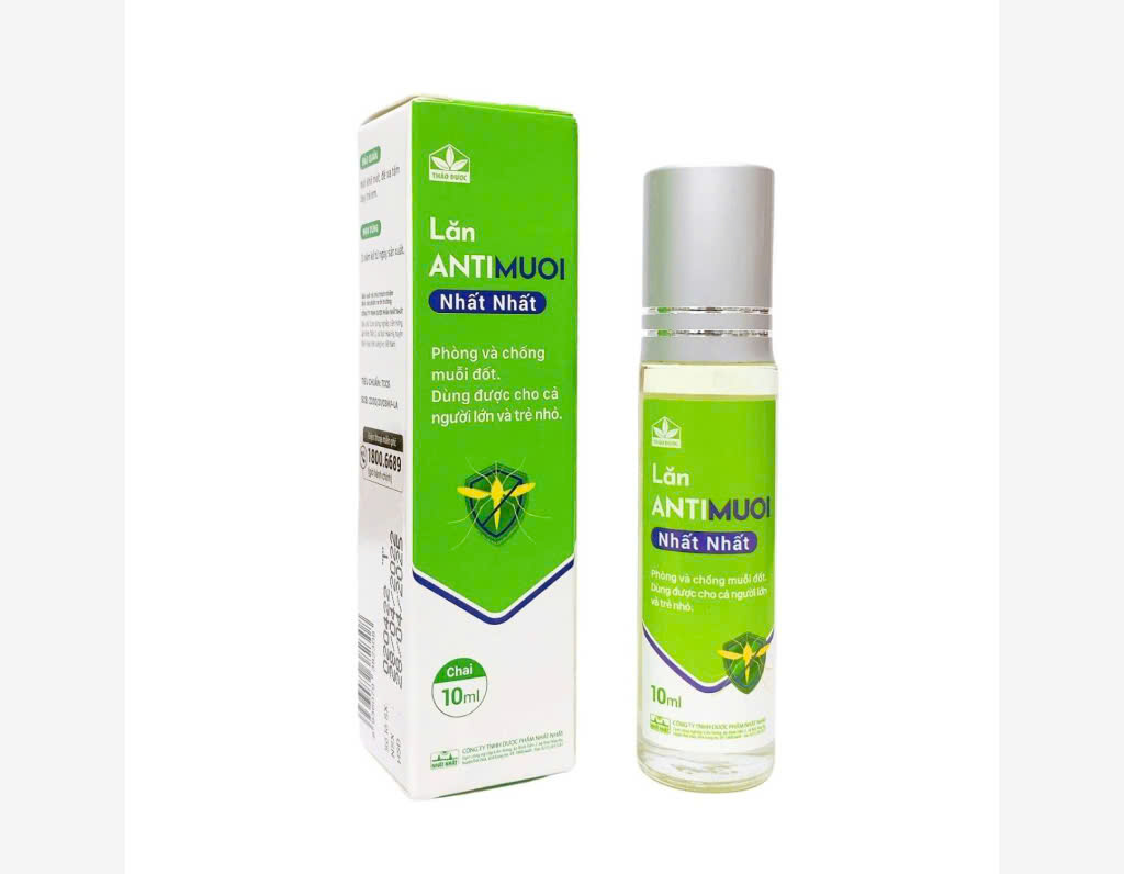 [T13062] Lăn muỗi ANTIMUOI Nhất Nhất (Chai/10ml) Date 08/2026