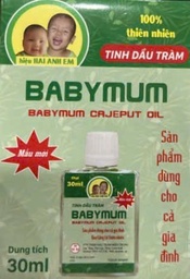 [T13136] Tinh dầu tràm Babymum (Lọ/30ml) Lọ To