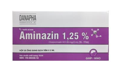 [T13395] Aminazin Chlorpromazine 1,25% Danapha (H/20o) Date 10/2026