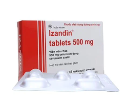 [T13396] Izandin Cefuroxim 500mg Minh Hải (H/10v) 