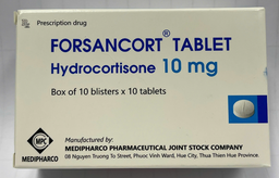 [T13492] Forsancort Hydrocortison 10mg Medipharco (H/100v)